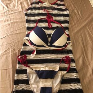 SOLD❗️Bikini & See-through beach dress 👙 👙 👙